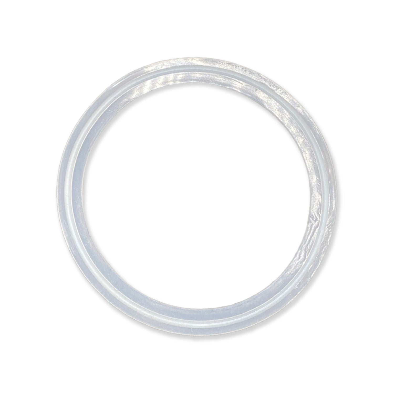4" Tri-Clamp Gasket, Silicone, clear
