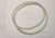 Gasket, Square 8mm, Opaque Silicone, 425mm diameter