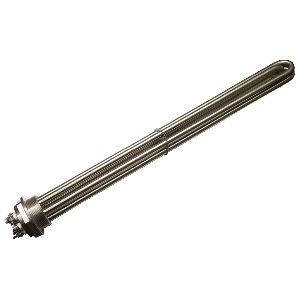 Heating Element, 480V, 3P, 15KW, 2&quot; NPT Tank Connection x 62mm Cap Connection, 21.25&quot; Sheath L