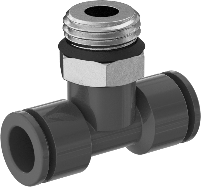 Push-to-Connect Tube Fitting Inline Tee