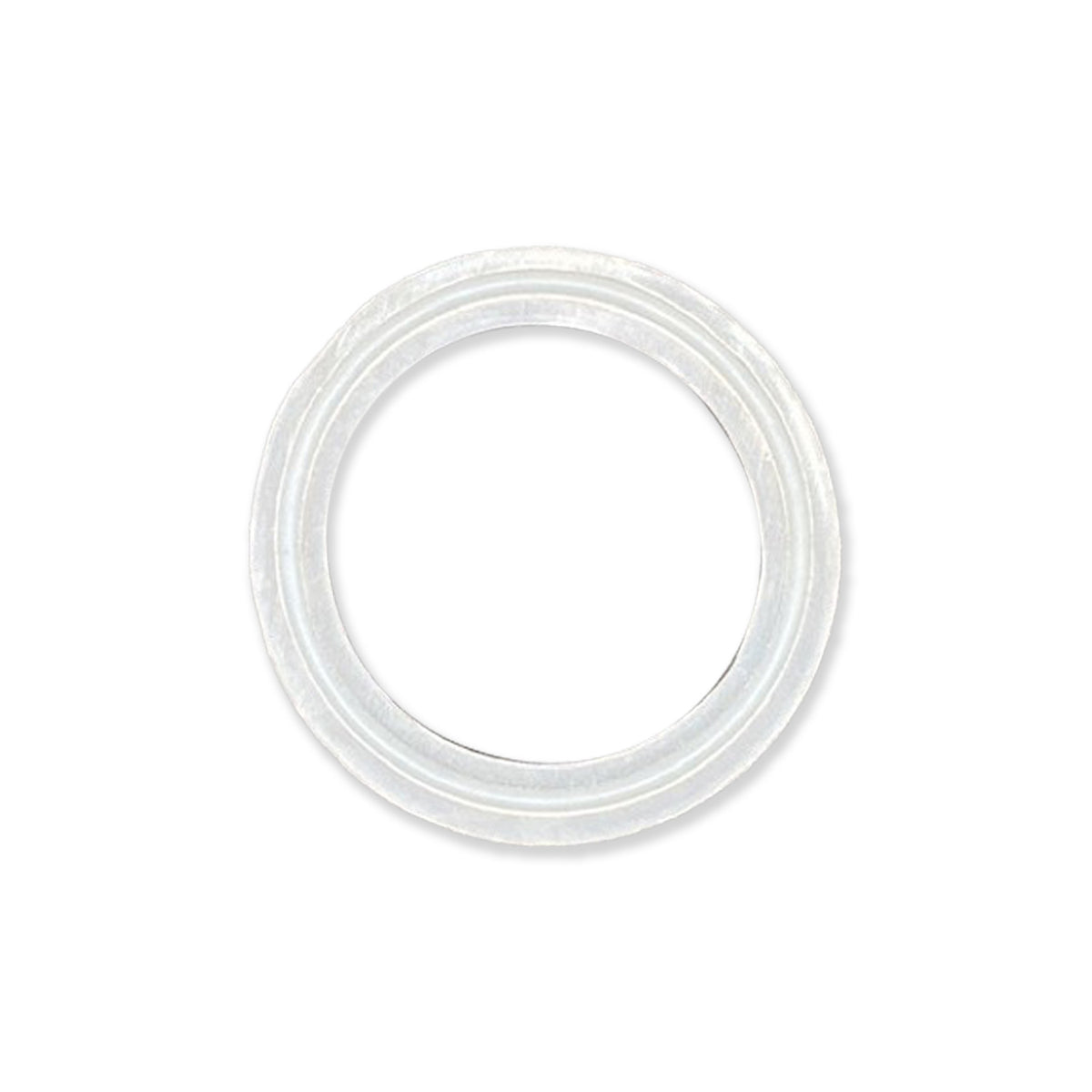 2.5&quot; Tri-Clamp Gasket, Silicone, clear