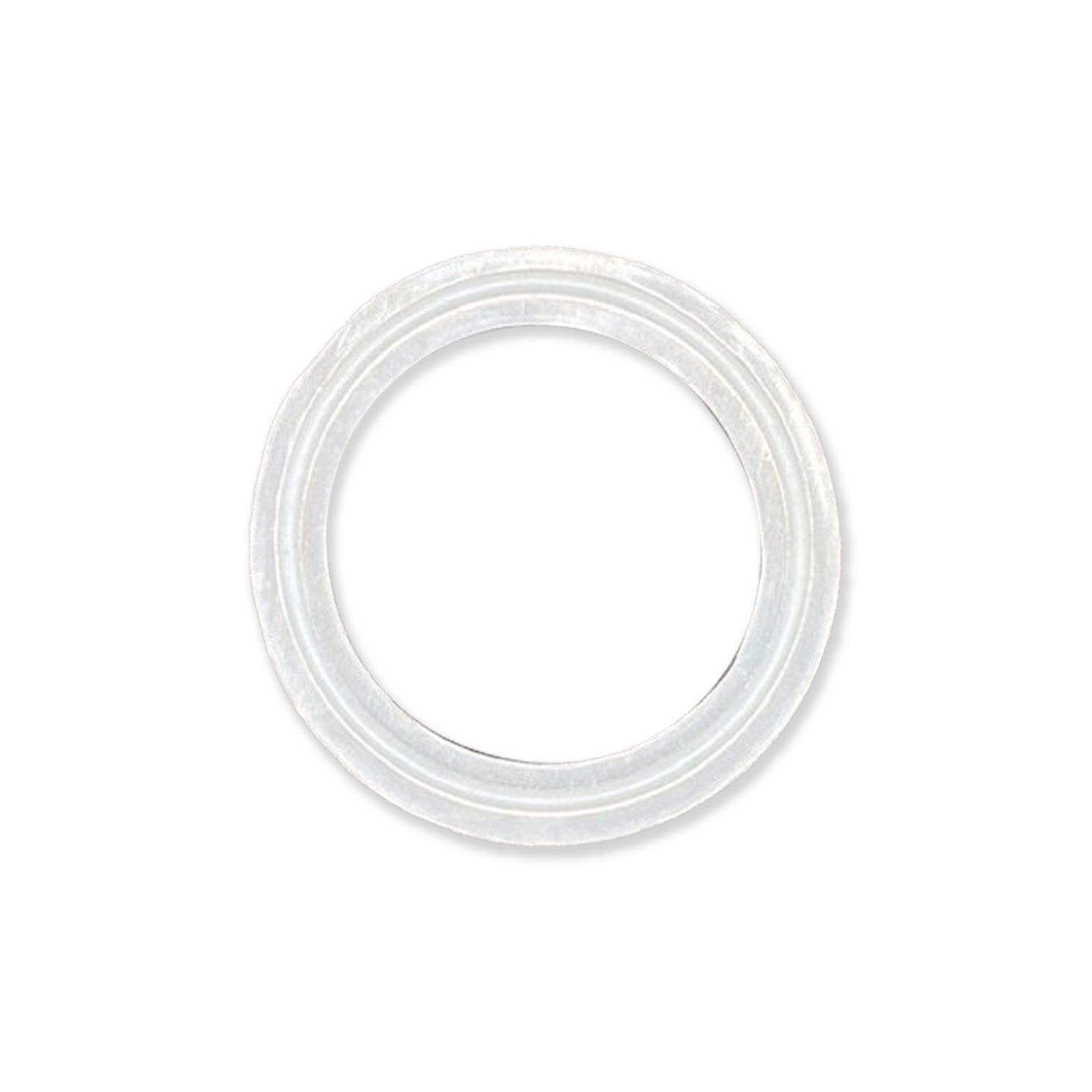 2.5" Tri-Clamp Gasket, Silicone, clear