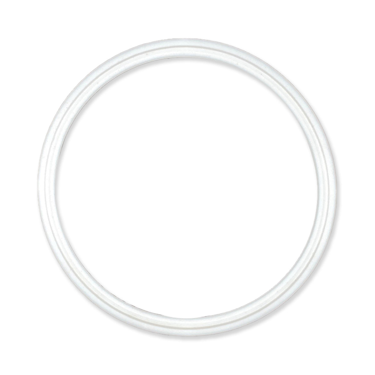 6&quot; Tri-Clamp Gasket, PTFE, white